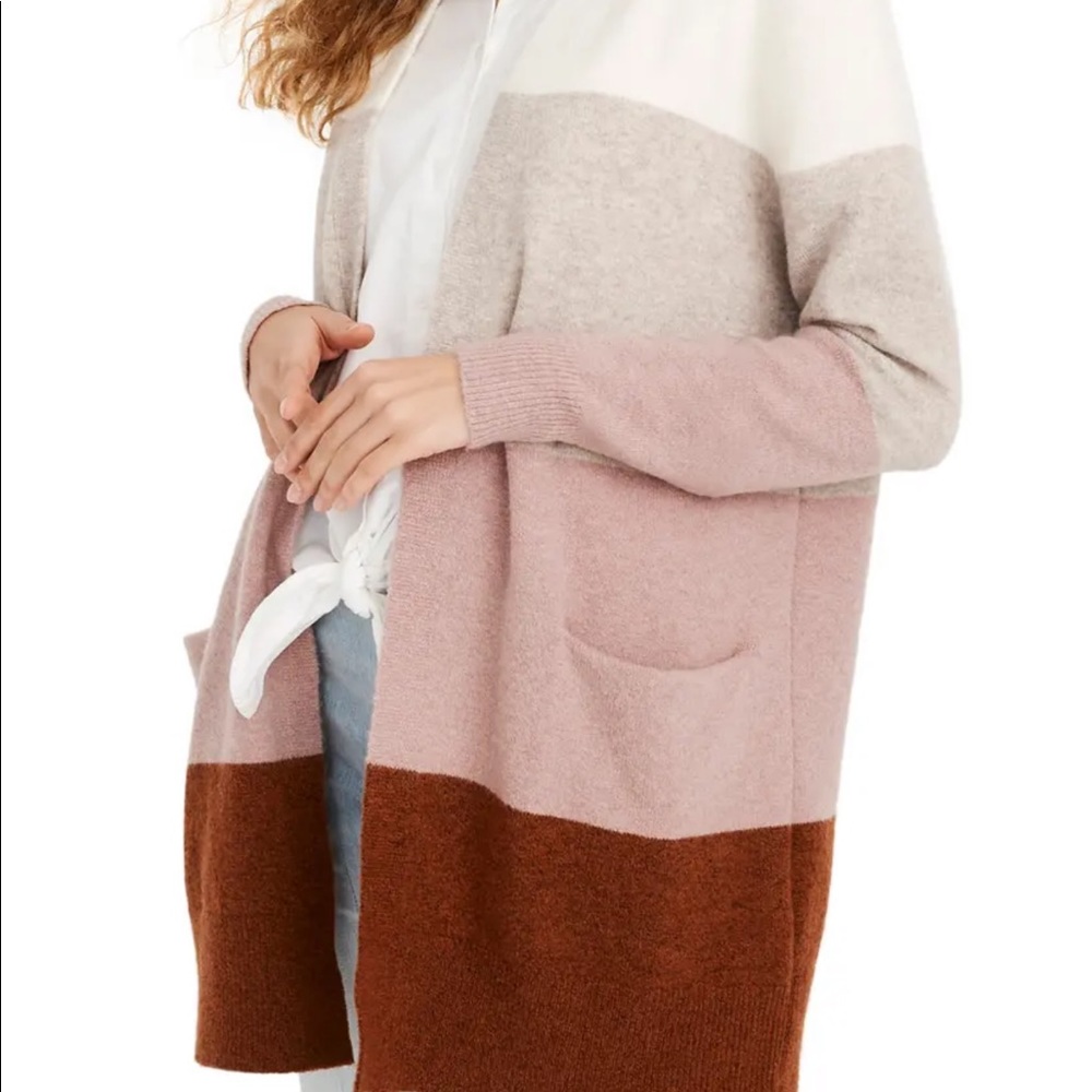 Madewell Ryder Stripe Cardigan Sweater